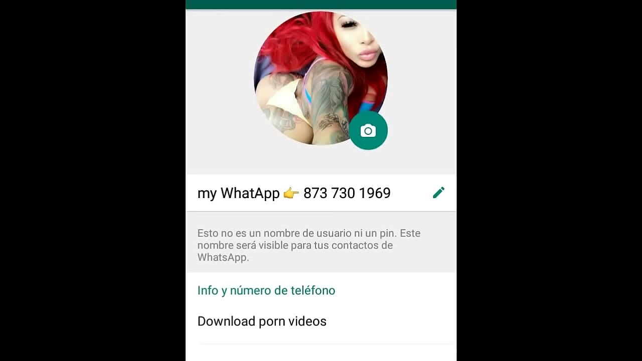 Mira como me masturbo en la webcam aqu&iacute; te dejo mi WhatApp y mi s. disfruta mi amor escr&iacute;beme ahora para tener chat hot privado y video llamada