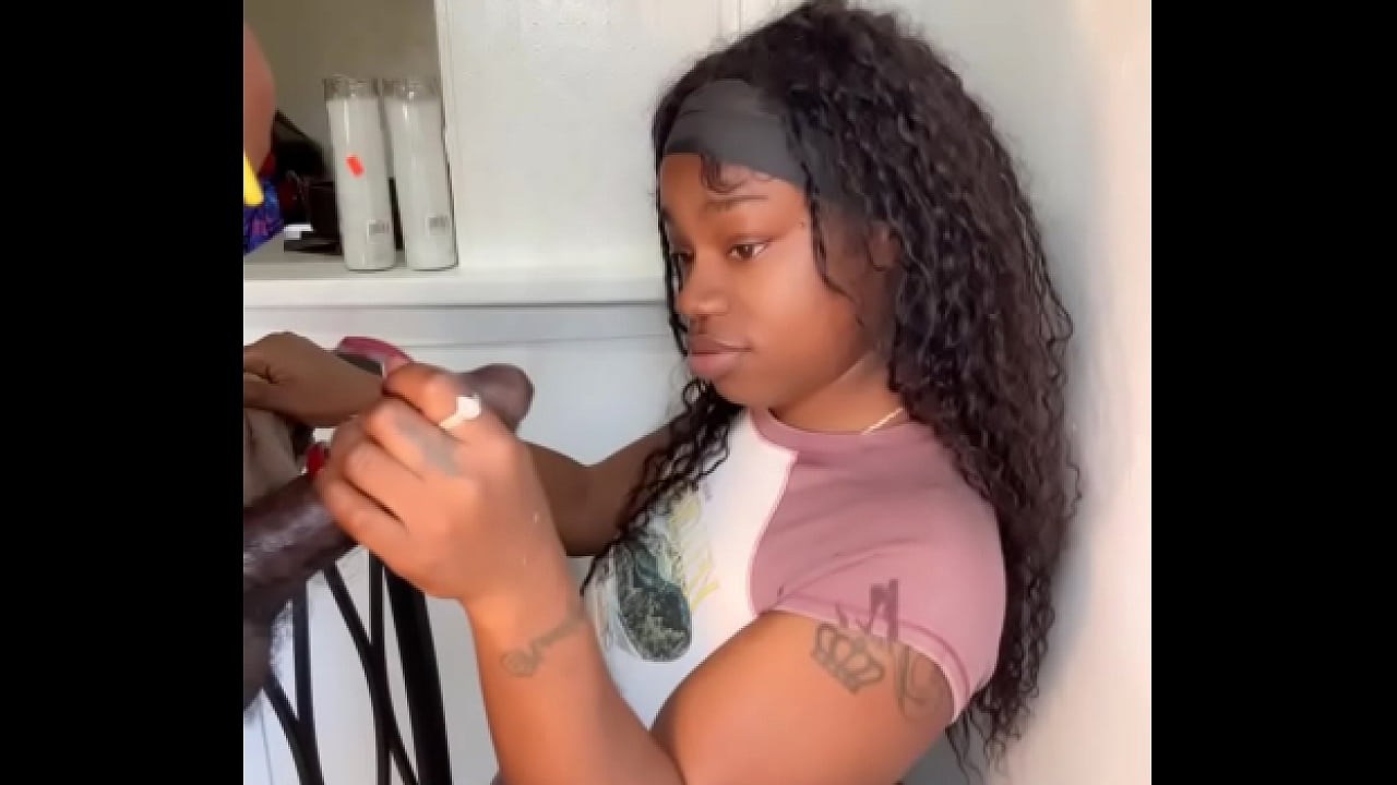 Stepmother Swallowed Stepbrother Big Black Cock After Dinner (This could be you) POV