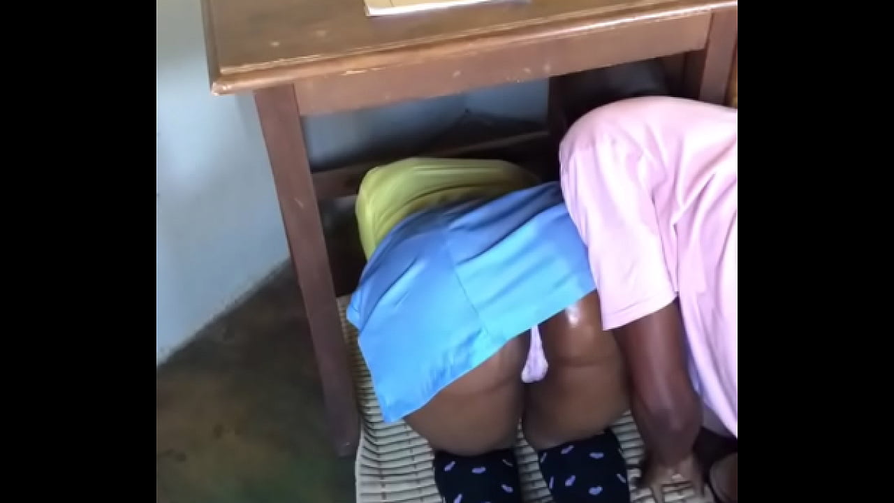 Domestic Worker Fucked Under The Table