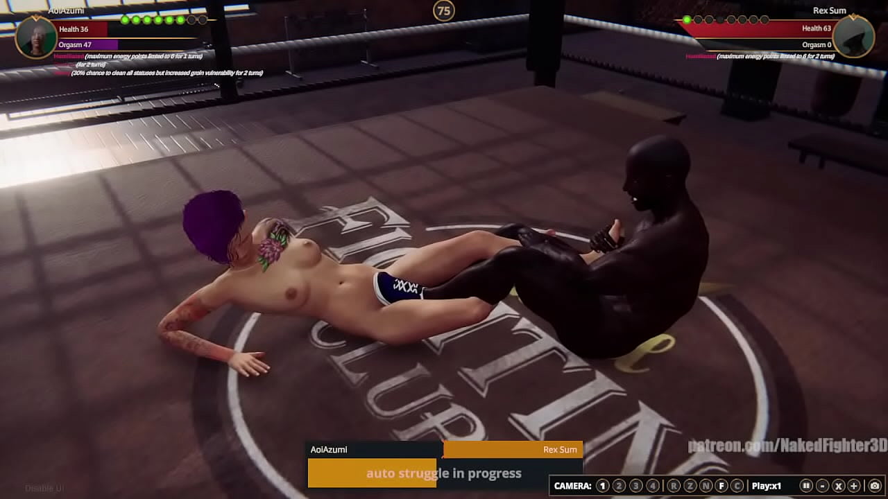 AoiAzumi VS Rex [NF3D Mixed Sexual Combat Femdom]