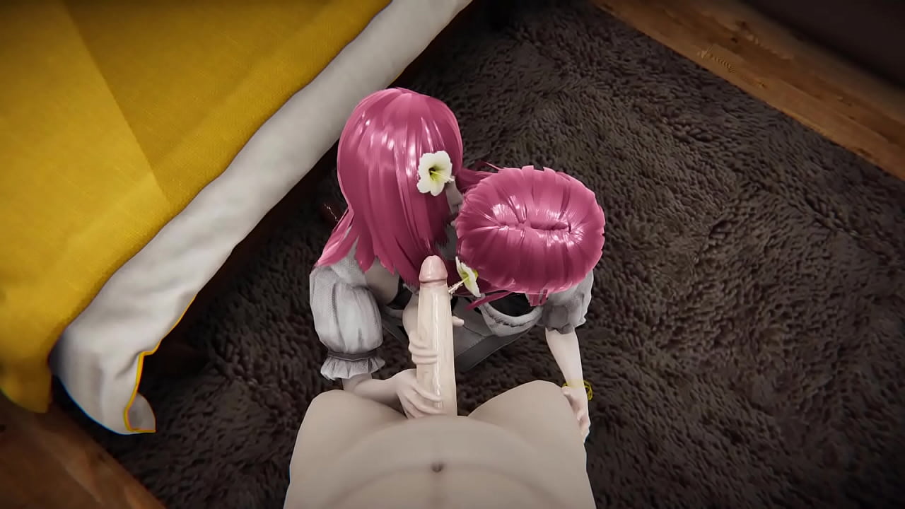 Nier Automata Devola & Popola blowjob