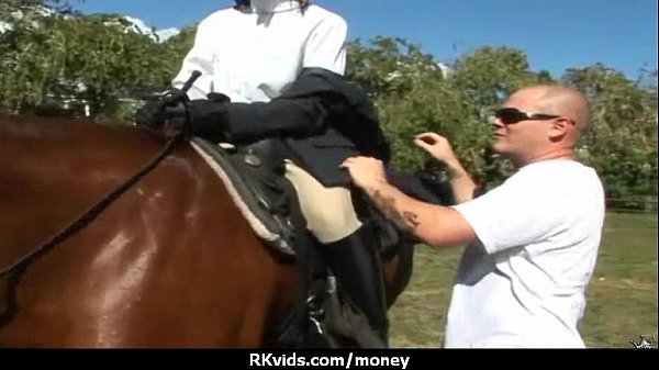 Desperate teen naked in public and fucks to pay rent 17