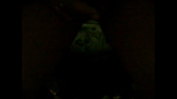 Black Crossdresser with big cock in red pant