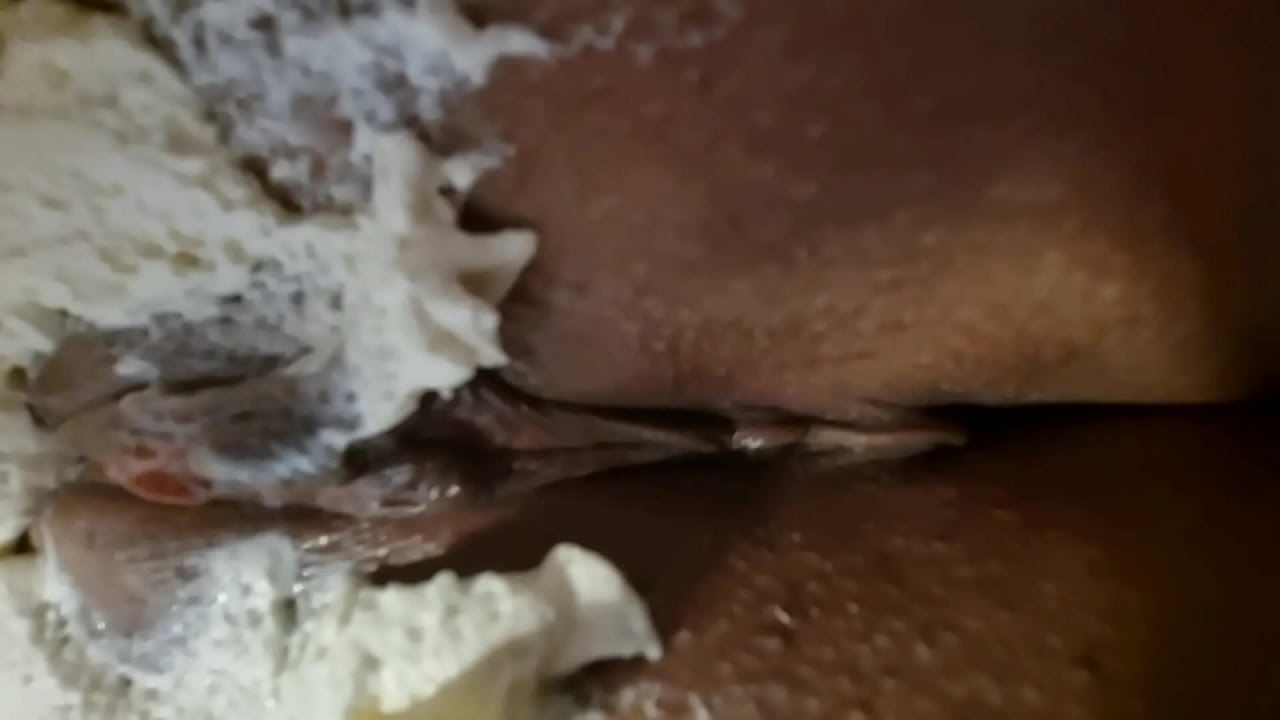 Crazy cuckold husband, he bring a cucumber to me only to watch my pussy being penetrated and dilated, licking chantilly creamy pussy