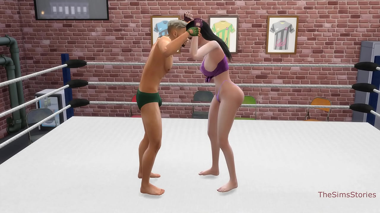 Sexy girl fucked hard in a sex fight ending with her cum on her face