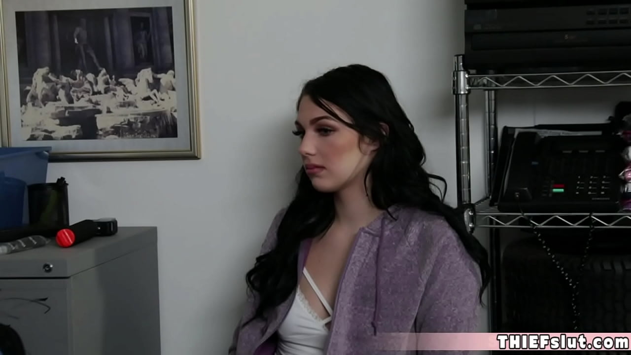 Pretty shoplifter punish fucked on CCTV