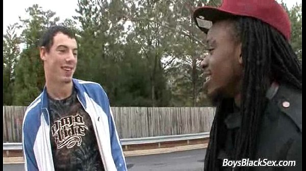 Blacks On Boys - Bareback Gay Interracial Hardcore Fucking 04