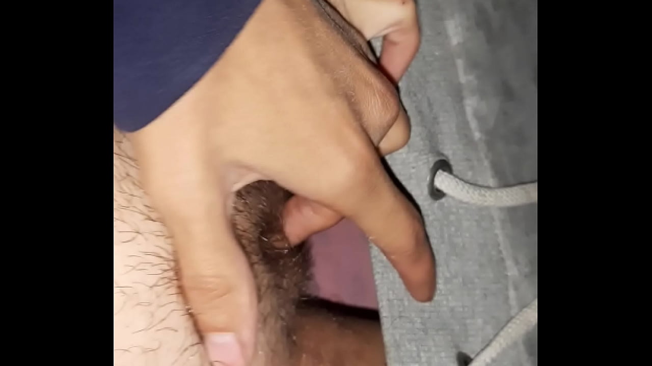 I jerk off a dirty unshaved pussy in an abandoned house
