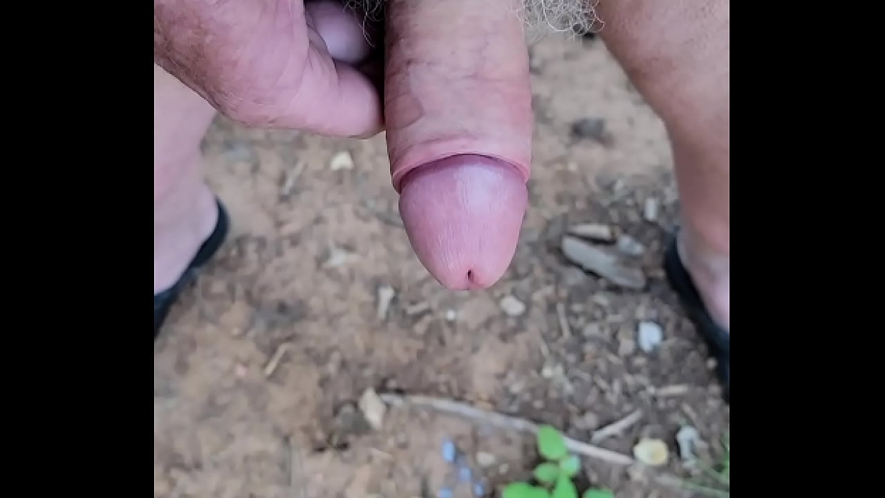 Rubbing My Cock In The Trees 3