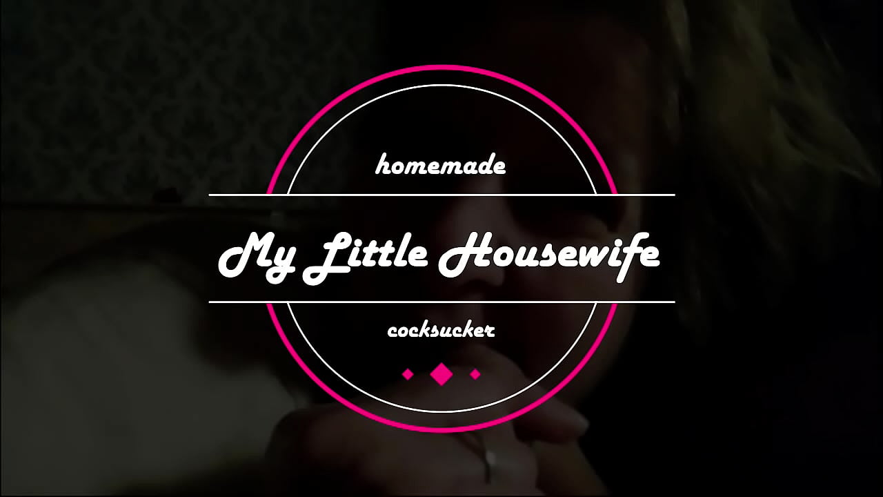 Homemade - just for you slutty blonde Anezka shows you how she kneels to suck in the dark