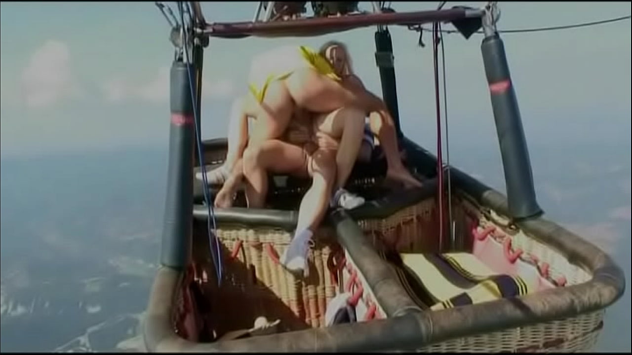 Diana Gold Is Fucked in a Hot Air Balloon by Two Guys Giving Her a DP