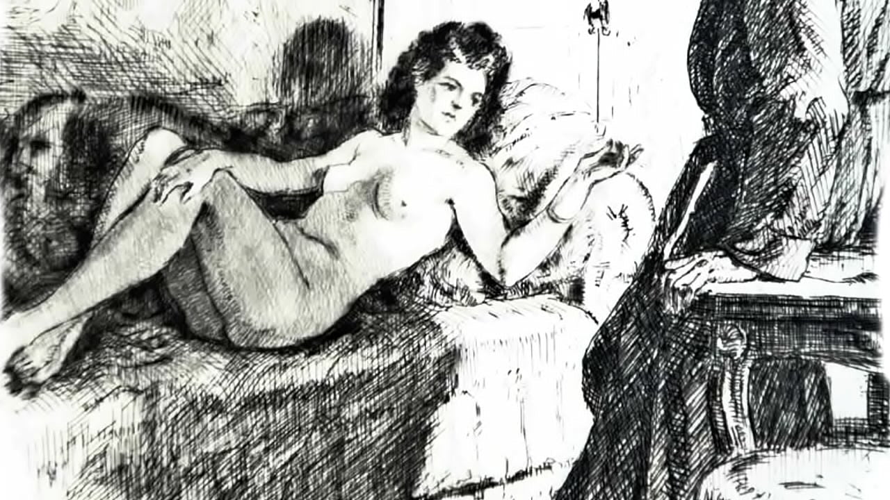 retro erotic drawings