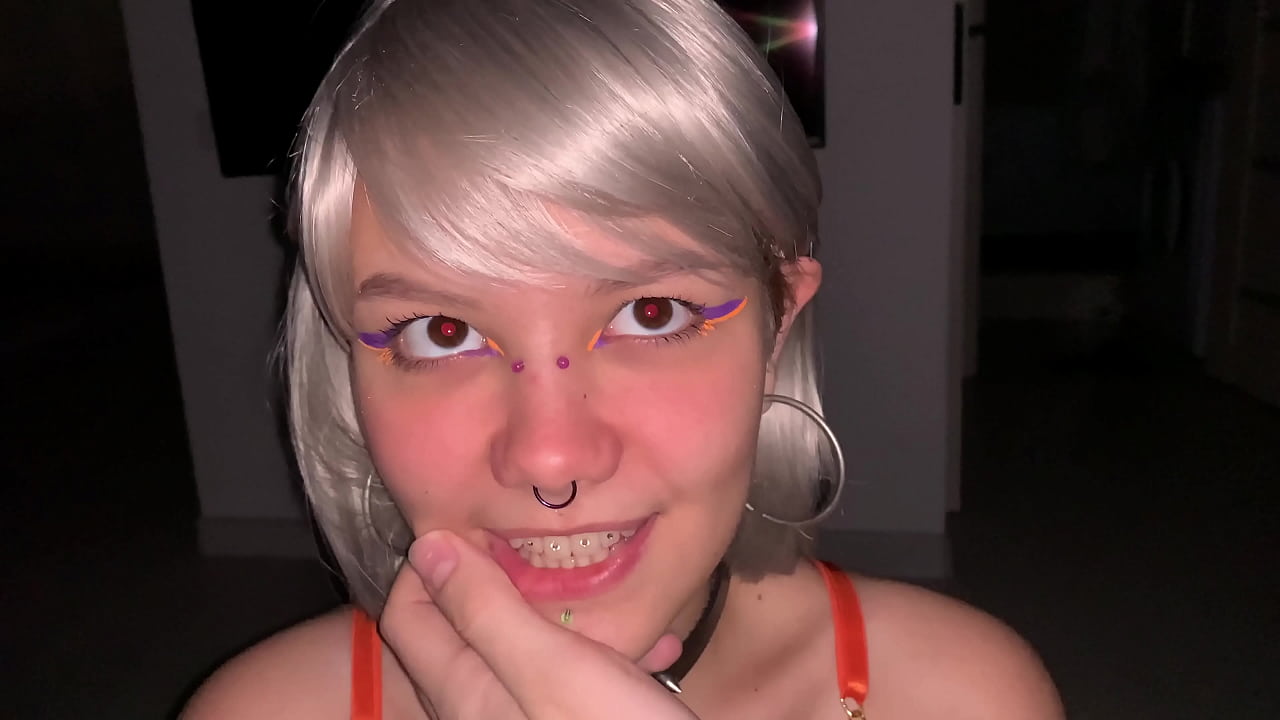 The bitch jumped on me as soon as we entered the house