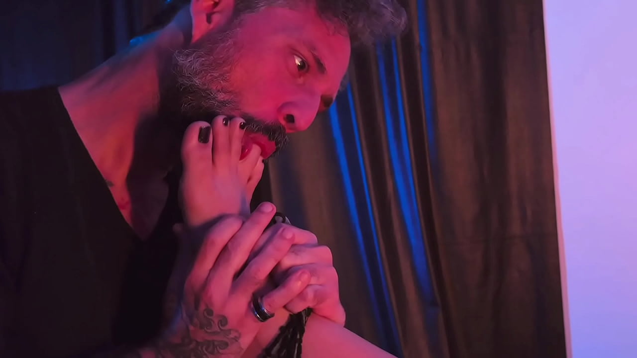 I Love Feeling Your Cock Between My Toes