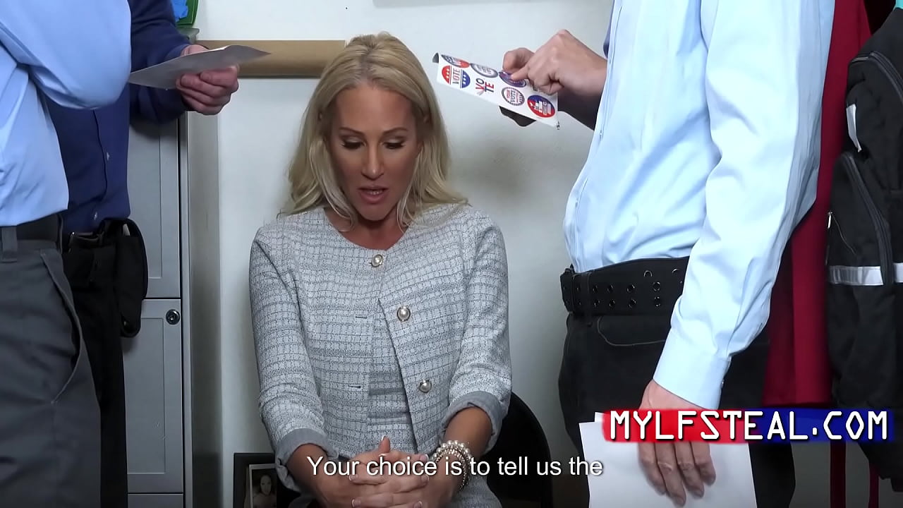 Blonde MILF Shoplifter Is A Politician Pays For All Of Her Sins With Her Holes