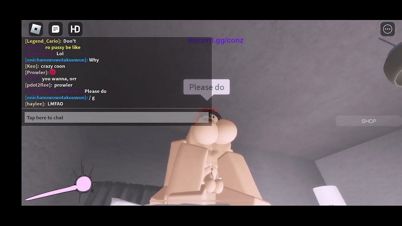 Woman on roblox gives a good fuck