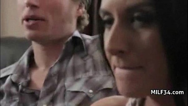 Horny MILF And Greasy Garage Cock