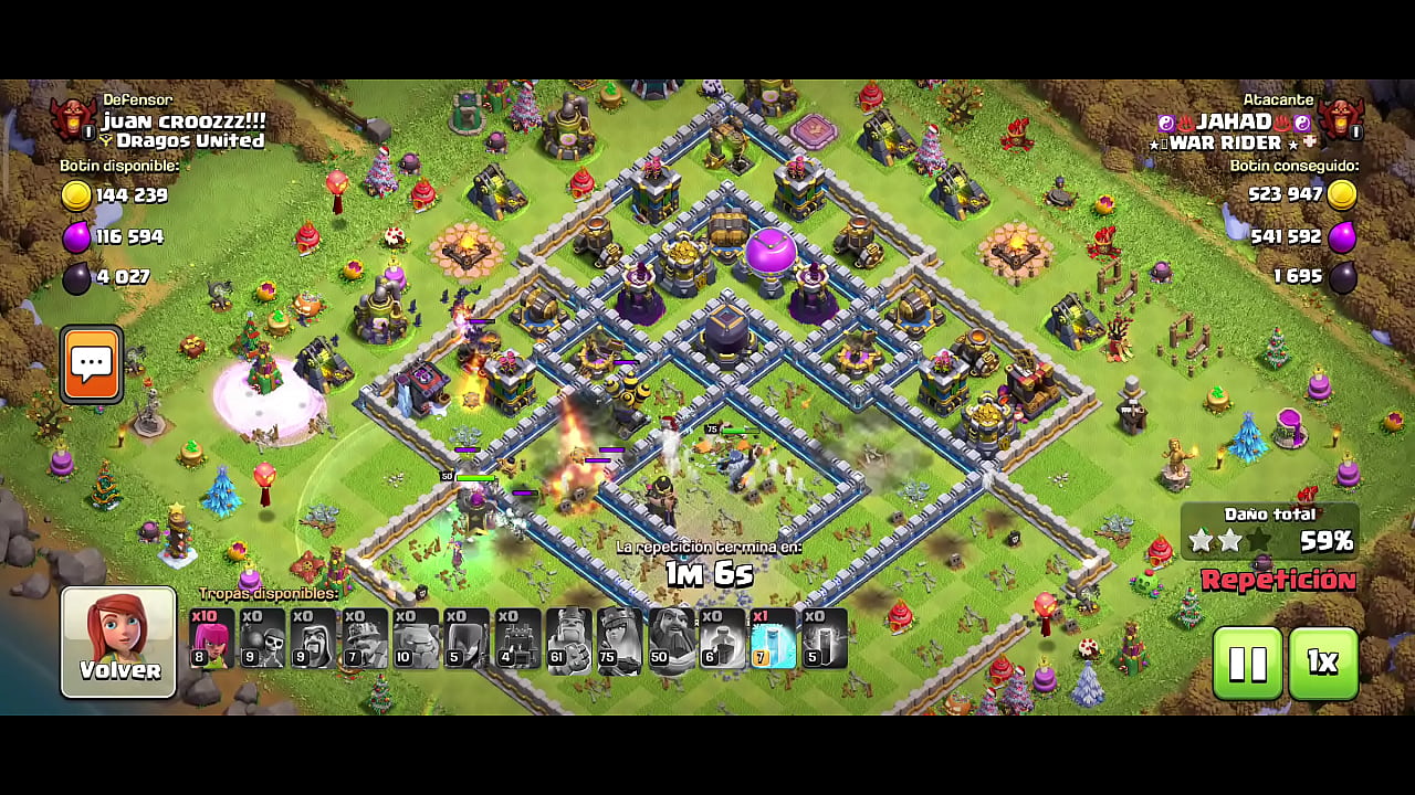 Vola de raja a aldea rellena