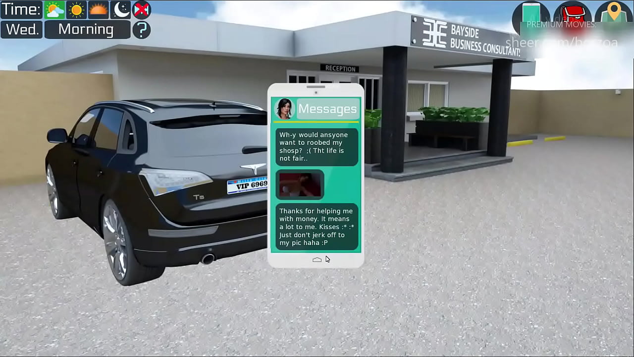 56 - I'm persuading my stepsister for night visit in class (Dubbing - MC)