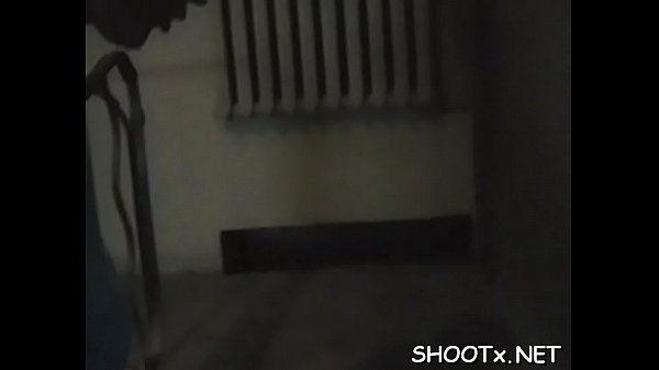 That babe gets a hard meat for dinner