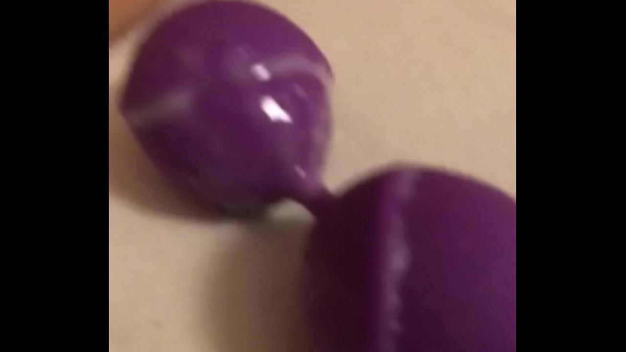 Sex toy in teen pussy