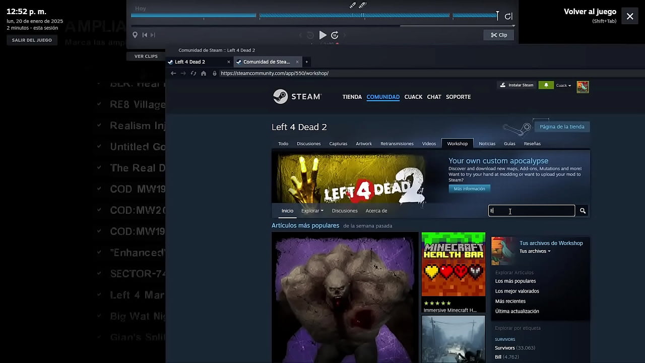 como descargar modificacionespara left for dead dos