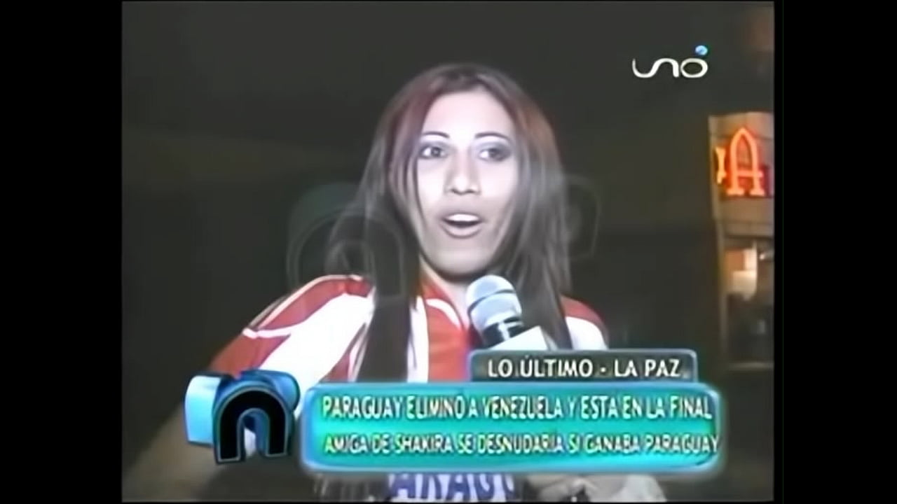 L&Iacute;A AMIGA DE SHAKIRA CUMPLI&Oacute; SU PROMESA  TRAS EL TRIUNFO DE PARAGUAY ANTE VENEZUELA