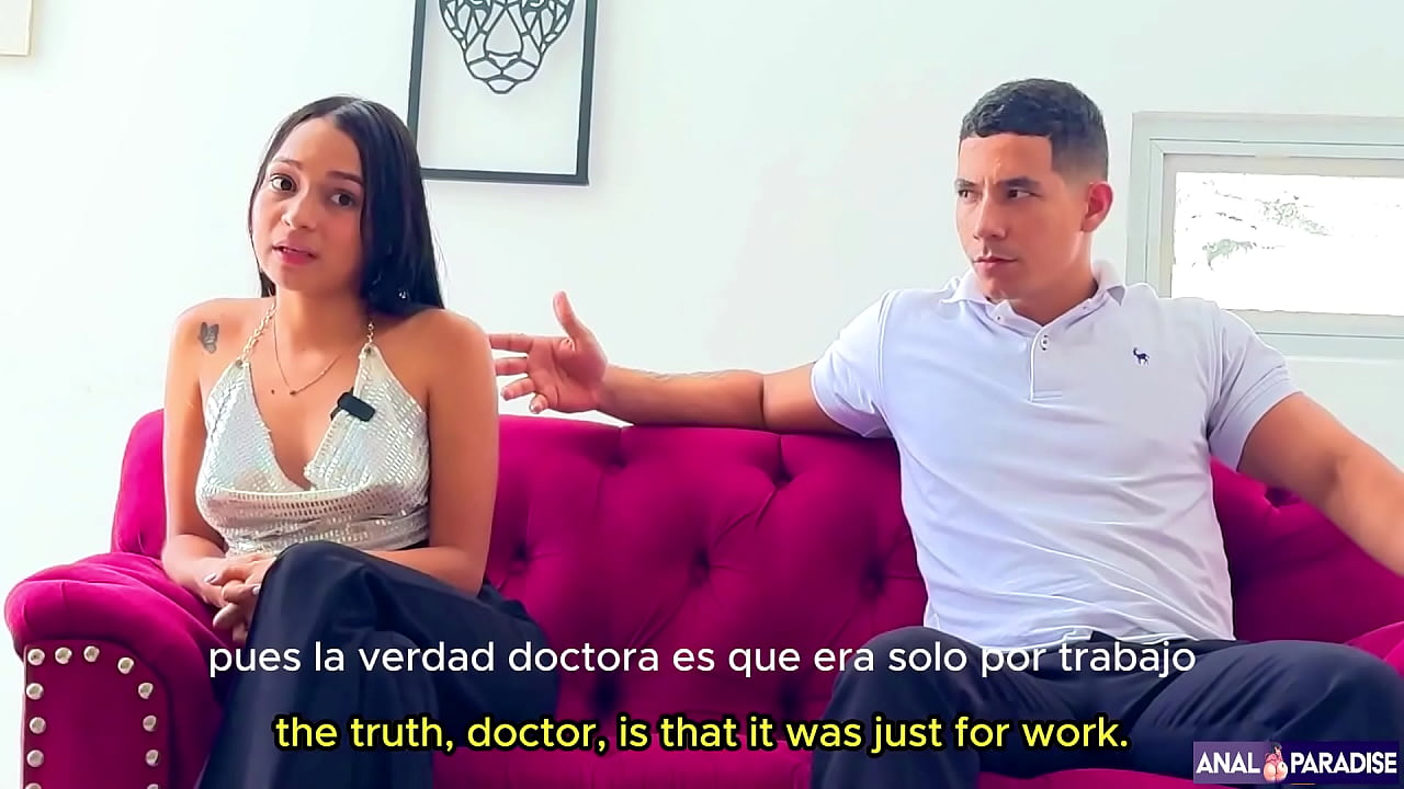 TO OVERCOME THEIR FEAR OF ANAL SEX, EMMA AND LEO GO TO DR. KATHYLEE'S OFFICE