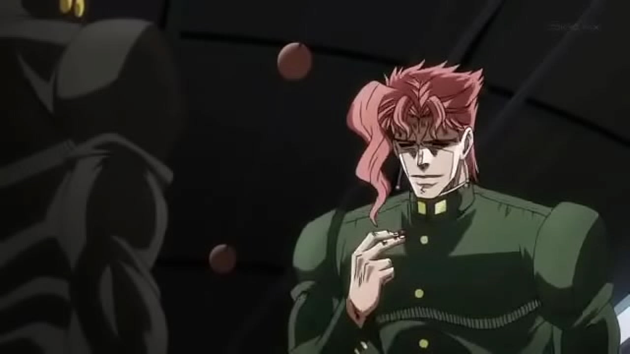 JoJo's Bizarre Adventure: Stardust Crusaders - Kakyoin licks a cherry