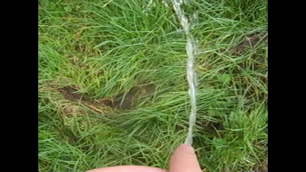 Performing a good old fashioned piss