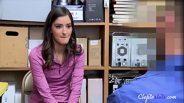 Brunette Teen fucks OFFICER