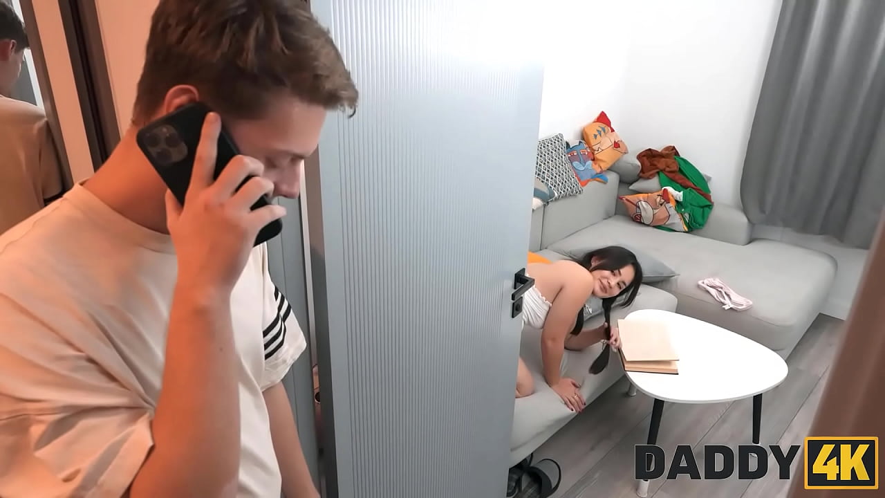 DADDY4K. Amateur couch sex between daddy and slutty teen. Hot video with Amelia Ost