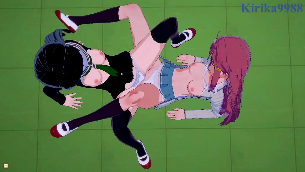 Marika Kato and Chiaki Kurihara intense lesbian play and futanari sex. - Bodacious Space Pirates Hentai