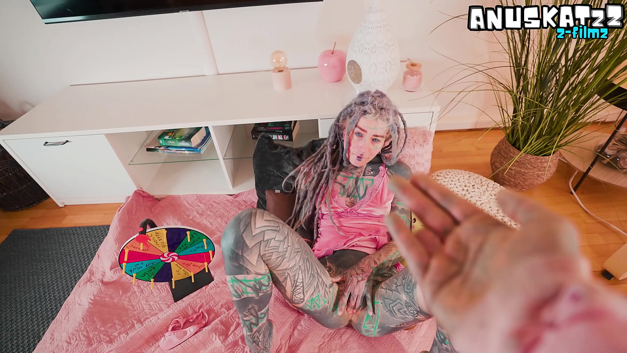 Tattooed cam tease gets caught off guard and fucked live
