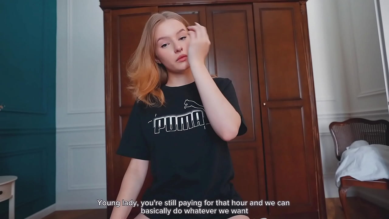 Master Fucked Teen Juicy Student on Her Creaky Bed