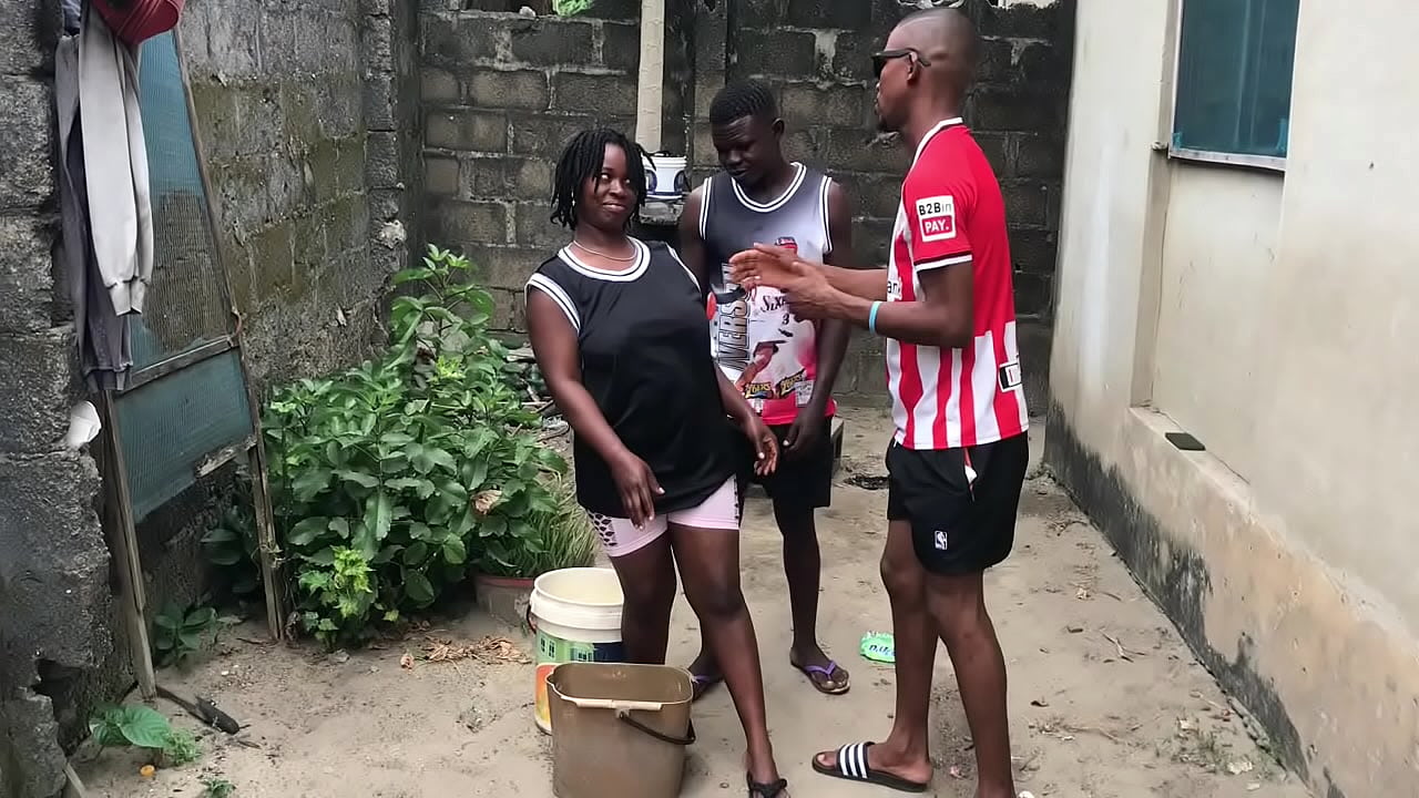 TWO FRIENDS GANGBANG A HOUSE HELP OUTDOOR. A PLAN MAPPED OUT BY THE TWO FRIENDS ON THE GIRL.