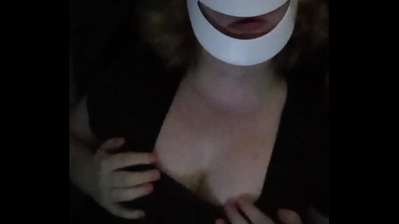 SFW SexualContent rubbing her big tits through clothes