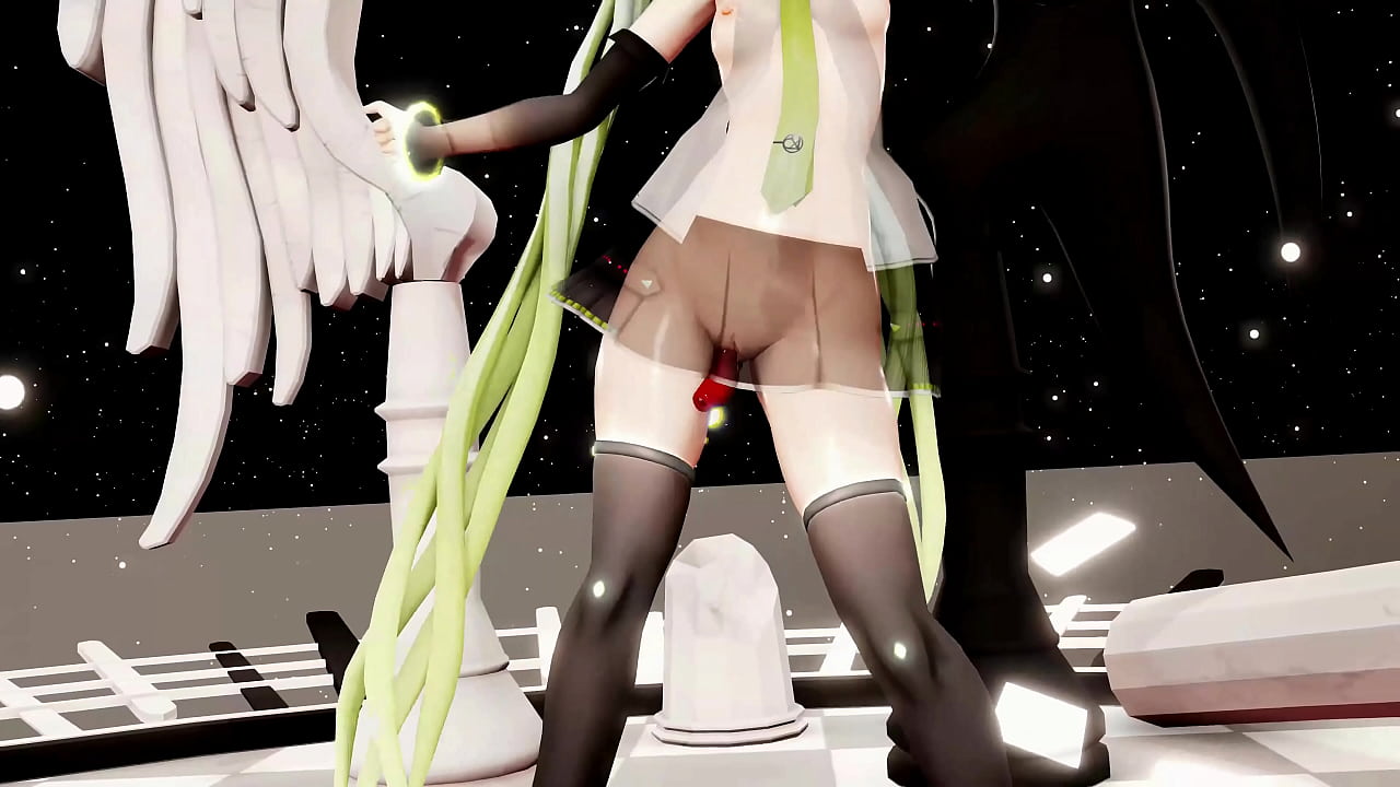 Hatsune Miku Hentai Dance Vocaloid Undress MMD 3D Blonde Hair (CLIP)