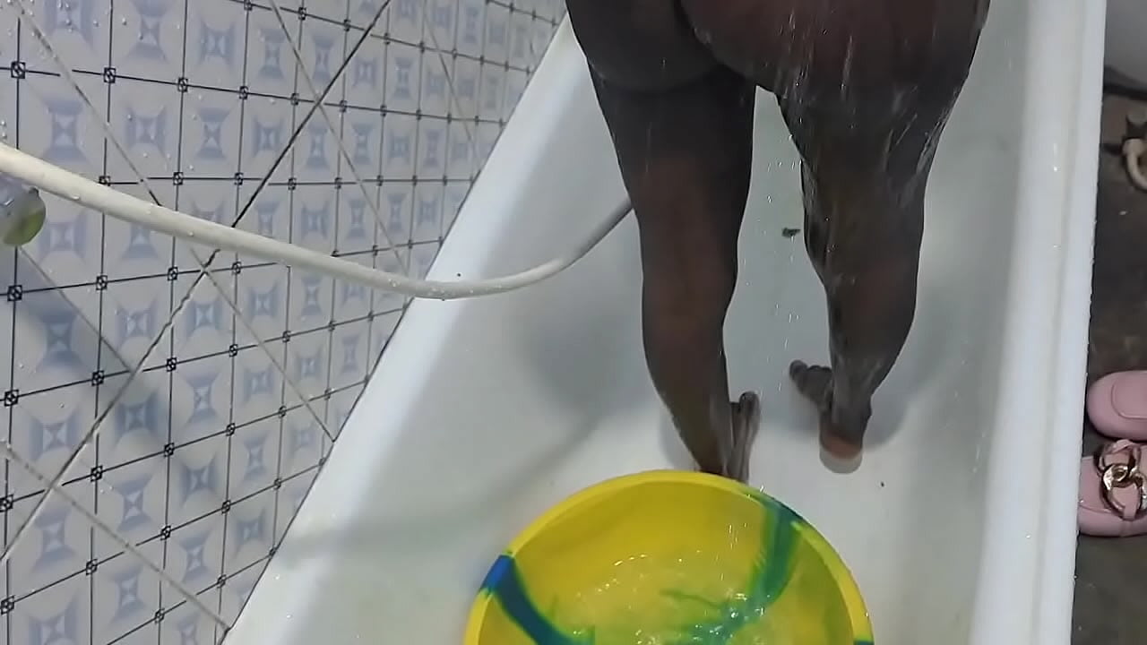 In bathroom she is needs to be fucked