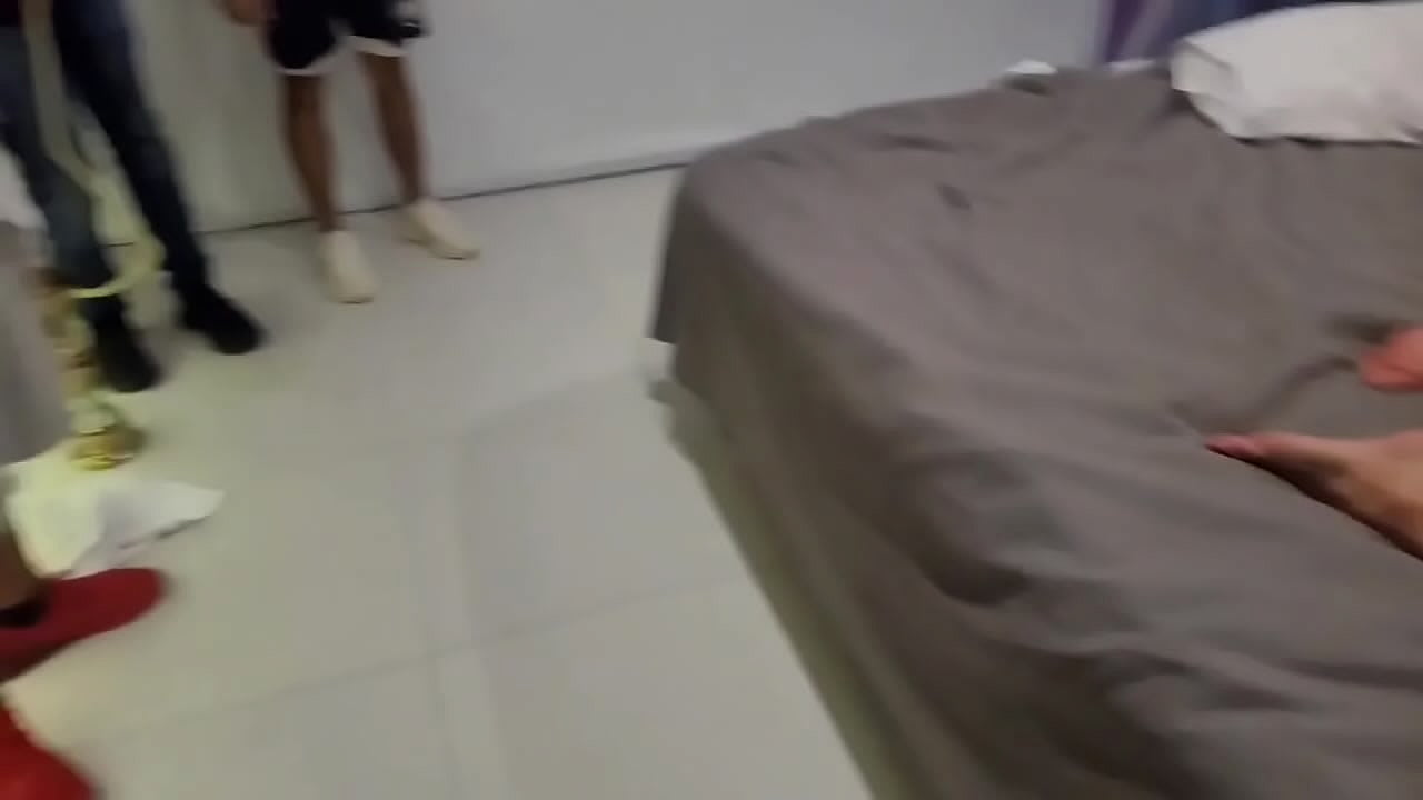 Tried to fuck a whole bachelor party last night but once we got back to the room most of them chickened out ? I sucked ...