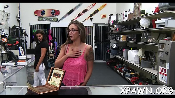 Reality scene with slut