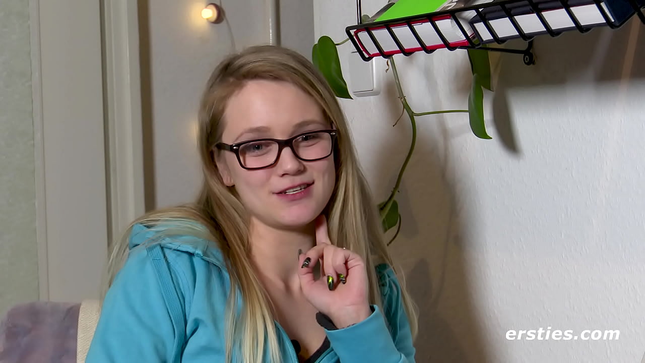 Nurse Holly starts foreplay on the doorstep