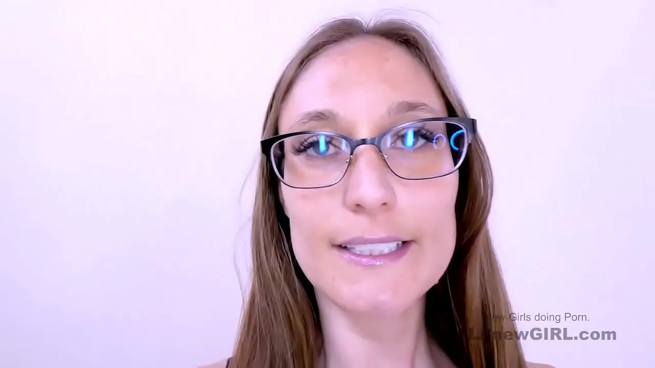 Sexy brunette model seduced by the producer