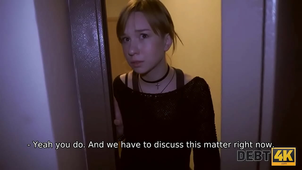 DEBT4k. Girl likes expensive gadgets that she works off by copulation