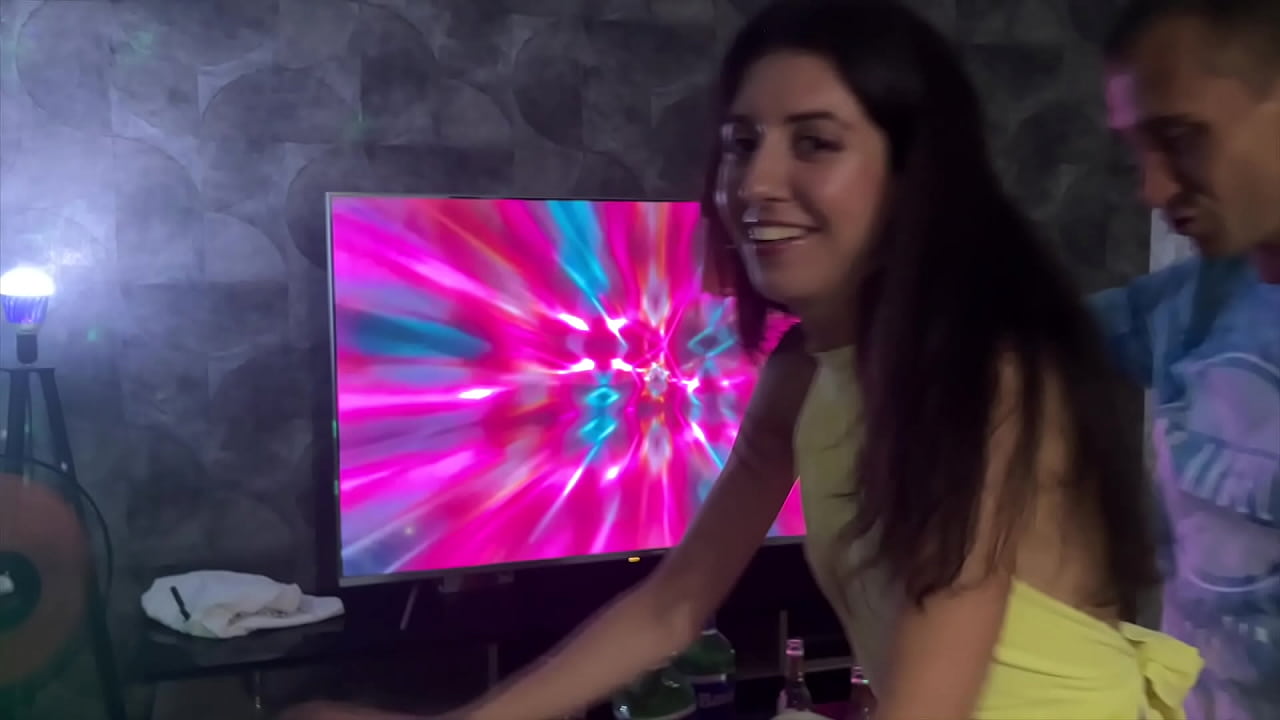 An unfaithful wife fucks at a party with strangers in front of a cuckold who is just looking at it - 2.62