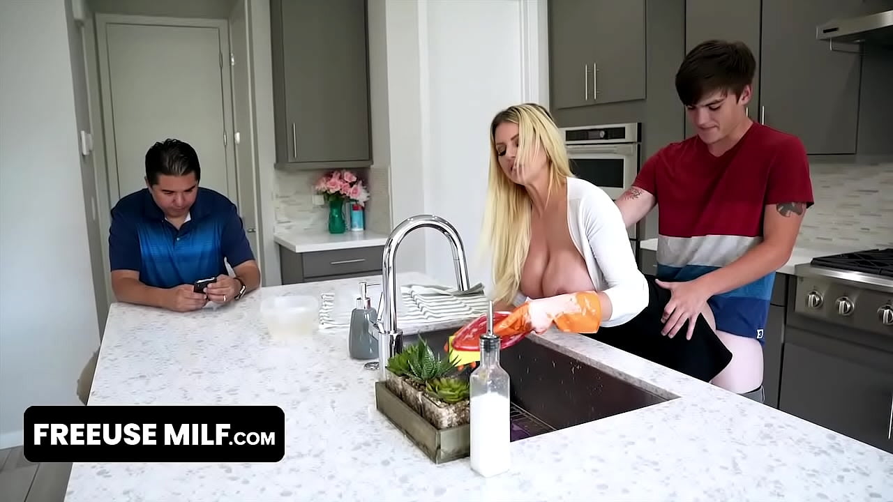 FreeUse Milf - Passionate Busty Bombshell Pleases Her Husband's Friend Whenever He Wants To