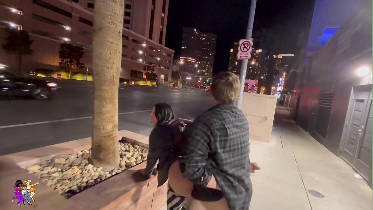 Raven and Justan outside quickie