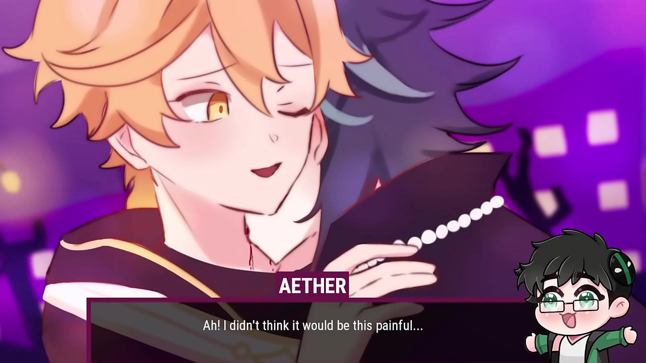 Xiao and Aether in a Vampire AU Genshin FAnfic