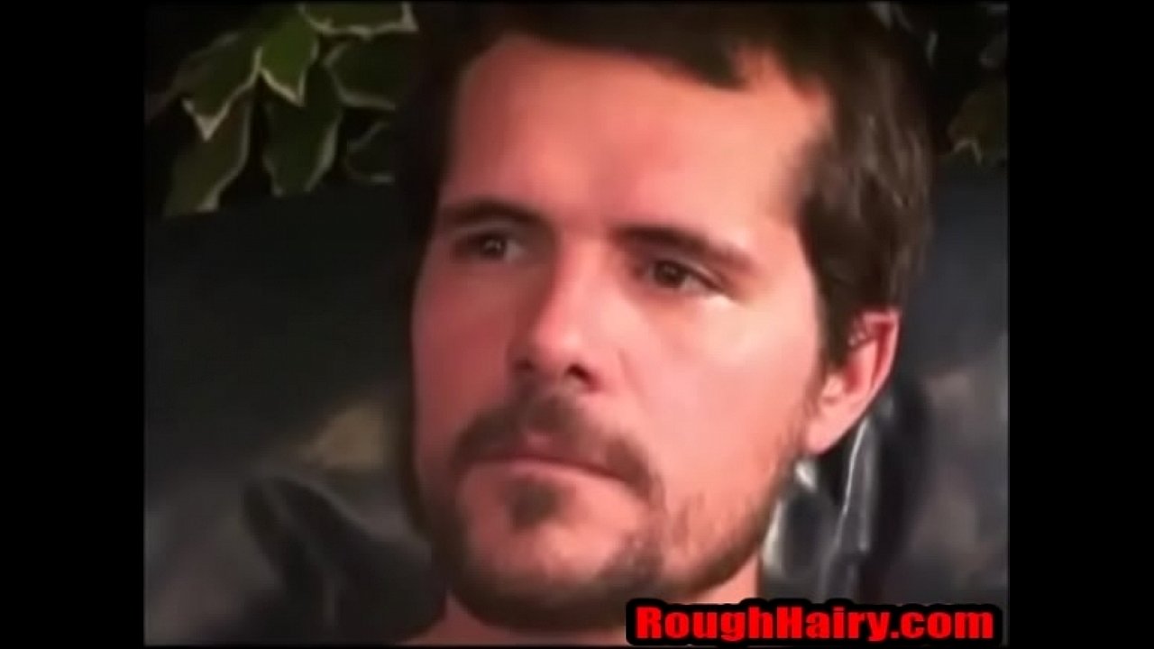 Handsome hairy straight Dude strokes his hard hairy cock