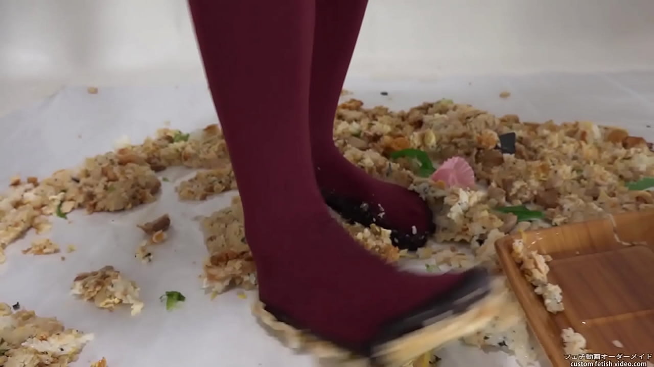 Tread food with tights